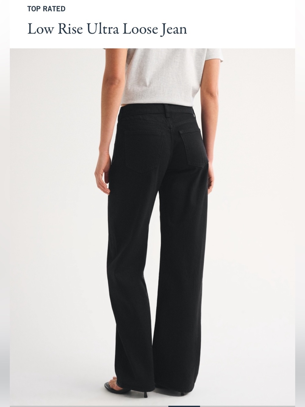 Low Rise Ultra Loose Jean - Picture 3 of 3